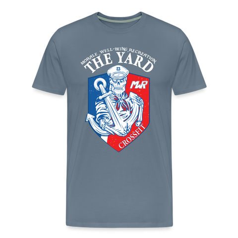 The Yard, CrossFit Tee - steel blue