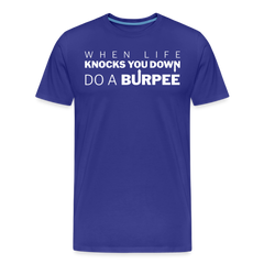 Do a Burpee - royal blue