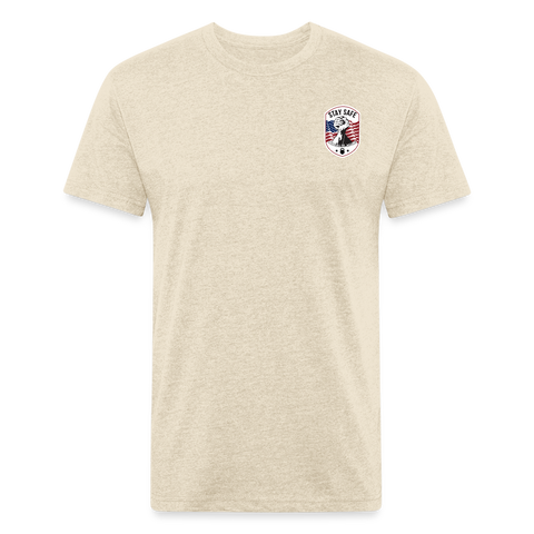 Blown Up Army Field Manual Fitted T - heather cream