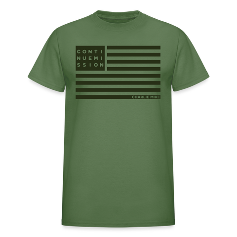 Charlie Mike Word Flag - military green
