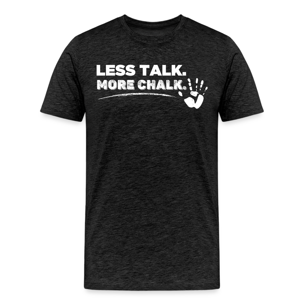 Less Talk More Chalk Men's Shirt - charcoal grey
