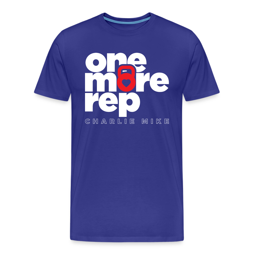 Unisex "One More Rep" Charlie Mike Shirt - royal blue