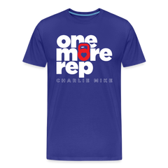 Unisex "One More Rep" Charlie Mike Shirt - royal blue
