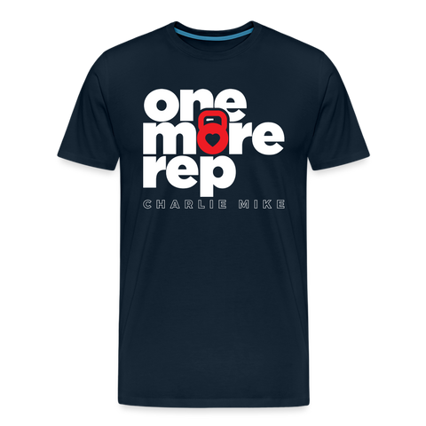 Unisex "One More Rep" Charlie Mike Shirt - deep navy