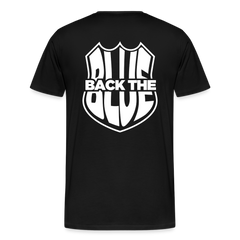 Back the Blue Shield TShirt - black