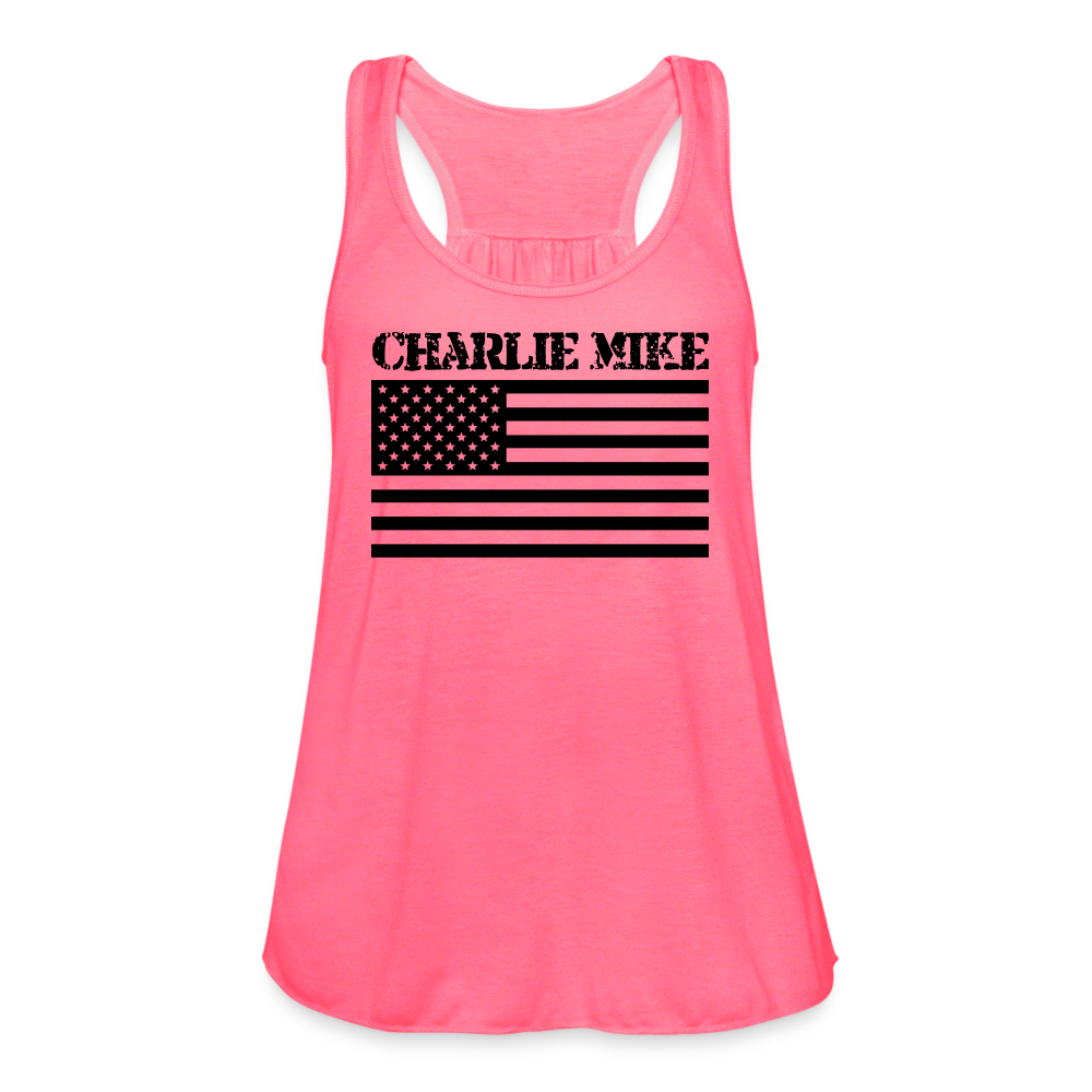 Charlie Mike Women's Tank Top - neon pink