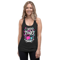 I WOD for Two Pregnancy Racerback Tank Top